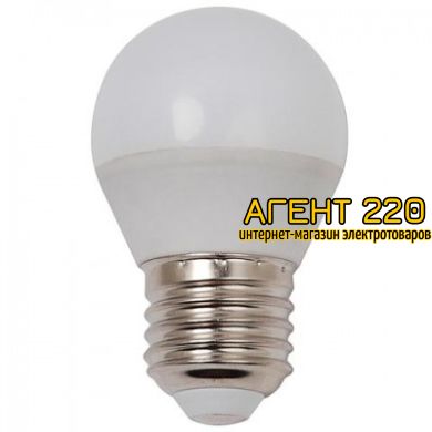Лампа LED 6W шар Е27 220В 4200К Horoz Electric (480lm)