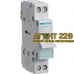 Выключатель нагрузки SBN225, 2п. 25А/230В, Hager