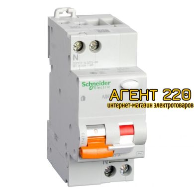 Диф. автомат АД63 2П 16A З 30mA Schneider Electric