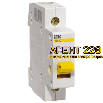 Выключатель нагрузки ВН-32 1Р 40А IEK
