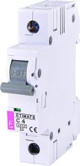 автомат ETIMAT 6 1p C 4A (6kA), ETI