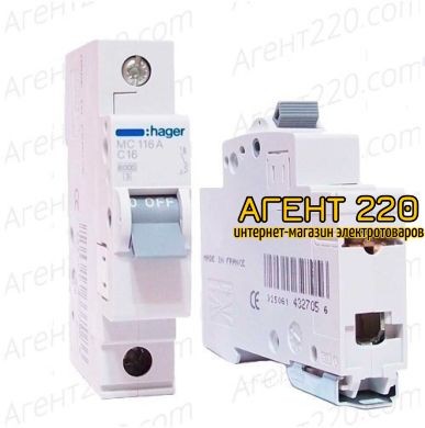 Автоматичеcкий выключатель MC132A 1p 32А hager