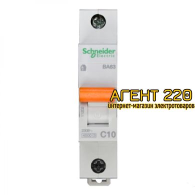Автомат ВА63 1P 50A C Schneider electric