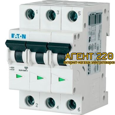 Автоматический выключатель PL4 3p 16А/C EATON