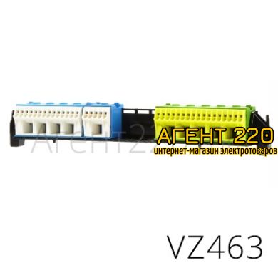 Держатель с клеммами для Hager Volta 36 19xN+17xPE/5xN+5PE