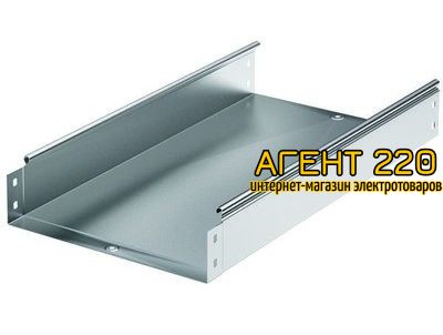 Лоток неперфорированный 500х100 горячего цинкования, 2м, DKC