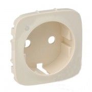 Накладка розетки 2К+З с индикатором слоновая кость Legrand Valena ALLURE