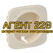 Накладка розетки 2К+З с индикатором слоновая кость Legrand Valena ALLURE