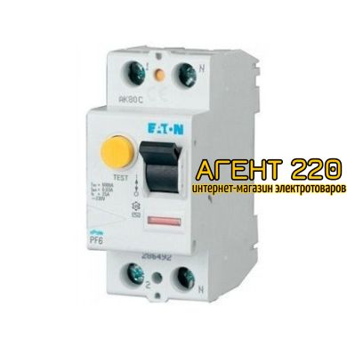 УЗО (диф. реле) PF6-25/2/003 25А/30мА EATON