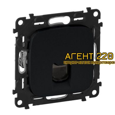 Розетка RJ45 Кат.5е UTP антрацит Legrand Valena ALLURE