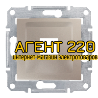 Накладка для розетки 1Мод Rdm Кат5Е 6 Utp титан Sedna