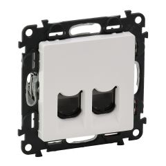 Розетка RJ45 двойнаяКат.5е UTP белая Legrand Valena LIFE