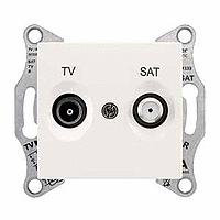 Розетка TV/Sat проходная 8dB сл.кость Sedna