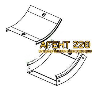 Крышка на угол CS 45 вертикальный внутр. 45&deg; осн. 400