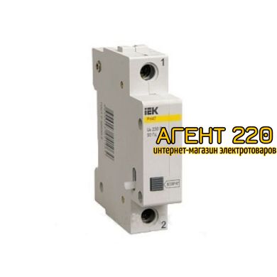 Расцепитель независимый РН47 на DIN-рейку IEK