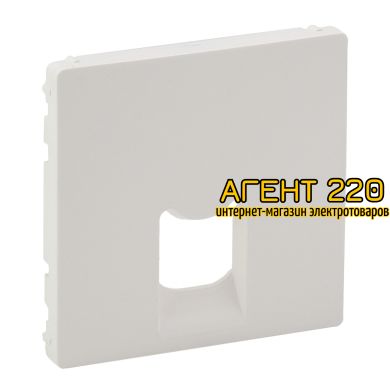 Лицевая панель розетки RJ11 / RJ45 белая Legrand Valena LIFE