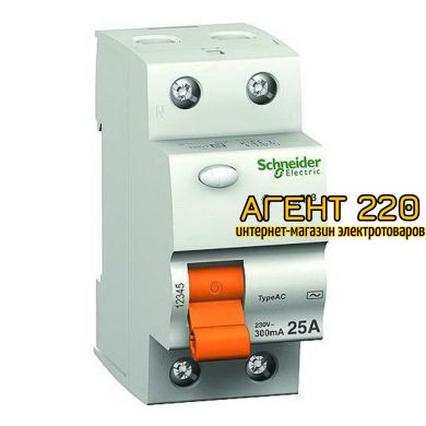 УЗО ВД63 2П 25A 300mA Schneider Electric