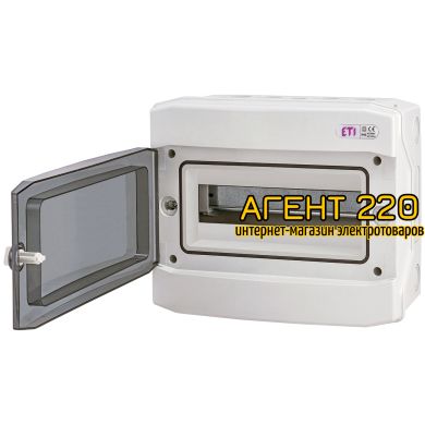 Навесной пластиковый щит ETI ECH-12PT (на 12 модулей наружный IP65)