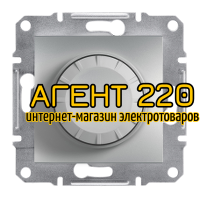 Димер (светорегулятор) с подсветкой алюминий 600Вт Asfora