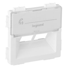Накладка двойная для информационной розетки Rutenbeck белая Legrand Valena LIFE