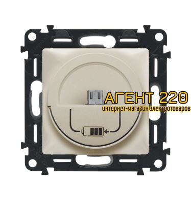 Зарядная станция Micro USB слоновая кость Legrand Valena LIFE