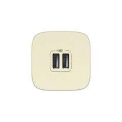 Розетка USB для зарядки двойная слоновая кость Legrand Valena ALLURE