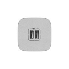 Розетка USB для зарядки двойная алюминий Legrand Valena ALLURE