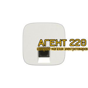 Лицевая панель розетки RJ11 / RJ45 жемчуг Legrand Valena ALLURE