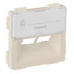 Накладка двойная для информационной розетки Rutenbeck слоновая кость Legrand Valena LIFE
