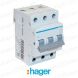Автоматичеcкий выключатель MC306A 3p 6А hager